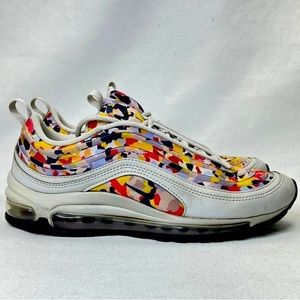 Nike Air Max 97 Ultra 17 Confetti Shoes Womens 8.5 Vast Gray Obsidian AO2325-003
